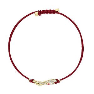 Swarovski Bracciali di Corda Donna Placcato_Oro - 5508530 - Ilgrandebazar