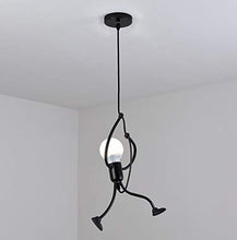 Carica l'immagine nel visualizzatore di Gallery, Goeco Ferro Lampadario Soggiorno Lampada a Sospensione Vintage, E27 Creativi...