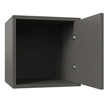Carica l'immagine nel visualizzatore di Gallery, Iconico Home QBE Cubo da parete, con anta apertura a pressione, Grigio Scuro