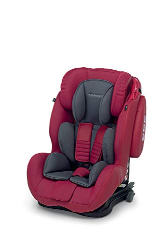 Foppapedretti Isodinamyk Seggiolino Auto ISOFIX Gruppo 1/2/3 Rosso (Cherry)