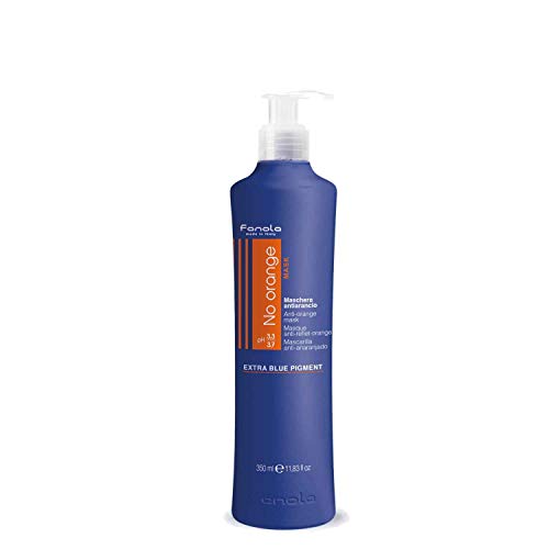 No Orange Mask-Extra Blue Pigment/Maschera Antiarancio Fanola 350 ml - Ilgrandebazar