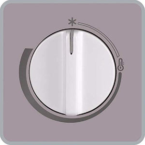 Rowenta SO9280 Excel Aqua Safe Termoventilatore Ceramico, Grigio/Bianco - Ilgrandebazar