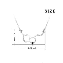 Carica l&#39;immagine nel visualizzatore di Gallery, Collana in Argento Sterling 925 con Serotonina Bianca Placcato Oro, Felicità... - Ilgrandebazar