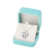 Carica l&#39;immagine nel visualizzatore di Gallery, Collana di Unicorno Ragazze Cuore Gioielli d&#39;Argento ‘Keep Me in Your Heart’... - Ilgrandebazar