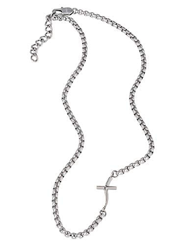 Gioiello BREIL collezione B.X, COLLANA da UOMO in ACCIAIO colore SILVER... - Ilgrandebazar