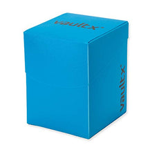 Carica l'immagine nel visualizzatore di Gallery, Vault X ® Porta Mazzo e 150 Bustine Nere per Carte - Formato Grande per 120+ Carte Imbustate - Senza PVC (Blu)