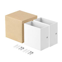 Carica l&#39;immagine nel visualizzatore di Gallery, Lampada da Parete Led Interno, 2 Pezzi 12W Bianco Caldo LED Applique - Ilgrandebazar