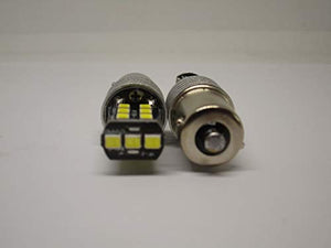 BA15S P21W Lampadine Luci Led RETROMARCIA Auto CANBUS 6000K Bianco Ghiaccio...