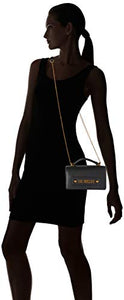Love Moschino Jc4022pp1a, Borsa a Tracolla Donna, 7x13x27 cm (W x Nero (Nero)