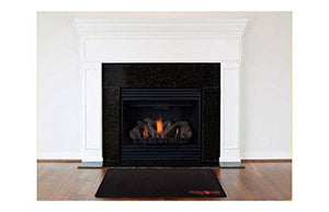Masso 231480 - Tappeto ignifugo, 100 x 150 cm, colore nero 100 x 150 Nero - Ilgrandebazar