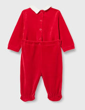 Carica l'immagine nel visualizzatore di Gallery, Chicco, Tutina Natale in ciniglia con piedino, Unisex 0-24, Rosso (831), 6 mesi