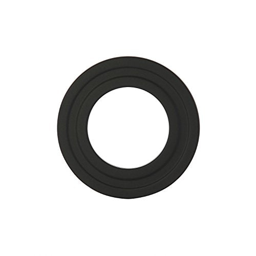 Kamino-Flam 122688 Rosetta Canna Fumaria per Tubo, Nero, Ø ca. 100 mm - Ilgrandebazar