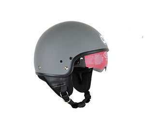 BHR 94155 Casco Uomo Pure, Grigio Opaco, L (58 cm) L cm), Opaco - Ilgrandebazar