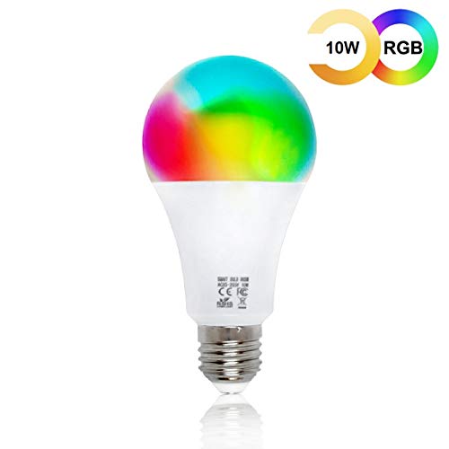 Lampadina Intelligente WiFi EMC Italy | Smart 10W Multicolore...