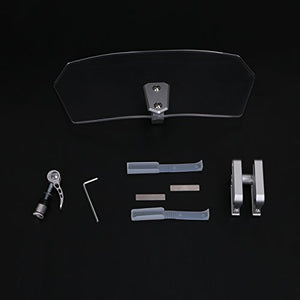 BOXWELOVE - Deflettore di estensione per parabrezza moto con clip