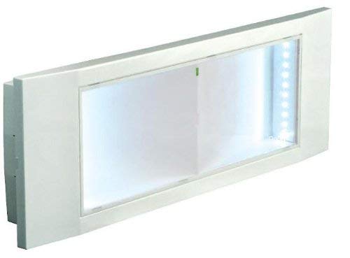 Beghelli BEG1499 Plafoniera Emergenza A Batteria, LED 11 W, Bianco - Ilgrandebazar