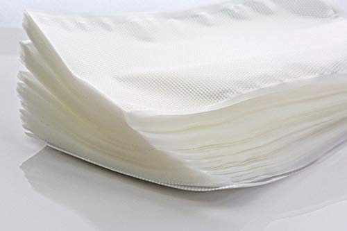 Palucart Buste sottovuoto alimenti sacchetti goffrati 105 micron 25x35 - Ilgrandebazar