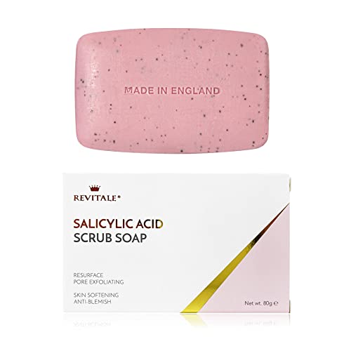 Acido salicilico Scrub Pori Sapone esfoliante, Acne Fighting, ammorbidire la pelle, anti-Blemish, rimuove le verruche