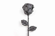Carica l&#39;immagine nel visualizzatore di Gallery, Rosa Eterna fatta di Ferro Battuto Nero - Forgiata a Mano - Regalo San... - Ilgrandebazar
