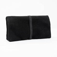 Carica l&#39;immagine nel visualizzatore di Gallery, Porta Tabacco Cartine e Filtri Idrorepellente Cucito a Mano - Astuccio Portatabacco in Tessuto con cerniera extra, Porta Tabacco Donna - Porta Tabacco Uomo (Nero Sportivo)