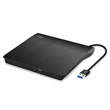 Carica l&#39;immagine nel visualizzatore di Gallery, Masterizzatore DVD CD Externo, Cocopa Unità DVD Esterna USB 3.0 DVD/CD Drive DVD-R CD-RW Dispositivo Lettore di Schede Portatile Ultra Slim External Disc Per Windows 98/ME/ 2000/XP/Vista/7/8/10