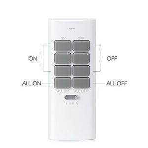 Lunvon Presa Telecomando, Wireless Interruttore Spine, radiocomandata...