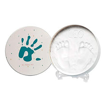 Carica l&#39;immagine nel visualizzatore di Gallery, Baby Art Magic Box Scatola Tonda in Metallo con Kit Impronta per Calco di...
