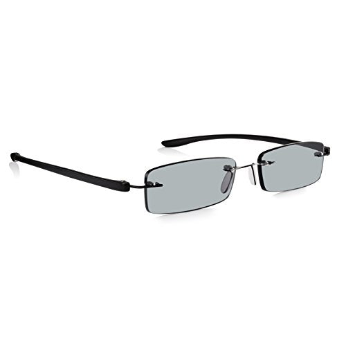 Read Optics Occhiali da Lettura con Lenti Scure Sole Protezione +3.0, Nero - Ilgrandebazar