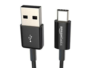 AmazonBasics - Cavo USB da maschio Type-C a USB-A 2.0, 0.9 m, Nero - Ilgrandebazar