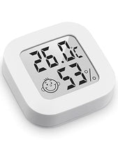 Carica l&#39;immagine nel visualizzatore di Gallery, Mini Igrometro Termometro Digitale, Termometro Ambiente con Livello di Comfort, Monitor di Temperatura e umidità, Termometro da Interno per Serra, Stanza, Casa