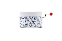 Carica l&#39;immagine nel visualizzatore di Gallery, Piccolo carillon manuale Carillon bianco decorato con uccelli che cantano... - Ilgrandebazar