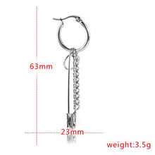 Carica l&#39;immagine nel visualizzatore di Gallery, PPX BTS Orecchini a Cerchio in Argento con Perno e Collana Ciondolo a...