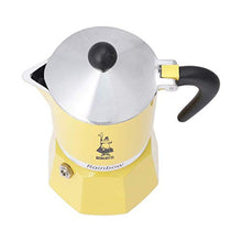 Carica l&#39;immagine nel visualizzatore di Gallery, Bialetti Rainbow Caffettiera Colorata, Alluminio, Giallo, 3 3 Tazze, Giallo