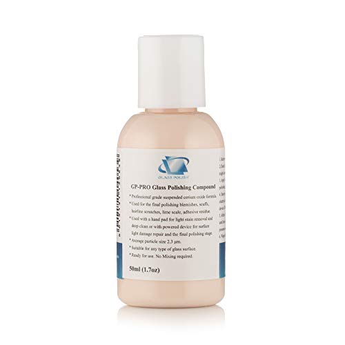 Glass Polish - Pasta lucidante per vetri granulare (ossido di cerio extra...