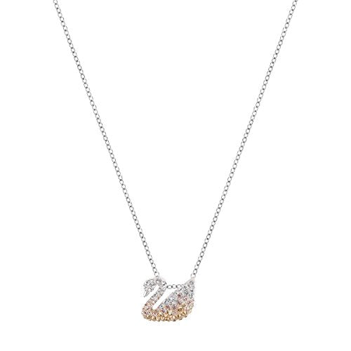 Swarovski Pendente Iconic Swan, Piccolo, Multicolore, Rodiato, da Donna - Ilgrandebazar