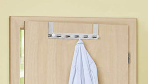 WENKO 4468060100 Attaccapanni da Porta in acciaio inox Celano con 6 Ganci,... - Ilgrandebazar
