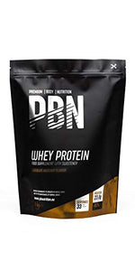 PBN Whey Protein Powder 1kg Chocolate Hazelnut