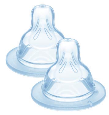 MAM Teat Set Size 2-3, 2 Tettarelle silicone per 2+ mesi e 2 4+ mesi,... - Ilgrandebazar