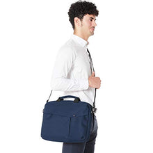 Carica l&#39;immagine nel visualizzatore di Gallery, AmazonBasics, cartella da ufficio, per laptop 38, blu navy Blu