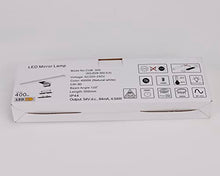 Carica l'immagine nel visualizzatore di Gallery, Azhien Lampada da Specchio a LED per Bagno 5W 30cm 400LM, Bianco Neutra 4000K Lampada Armadio Applique da Parete IP44 Lampada Specchio Bagno 230V 300x14x14mm