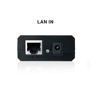 TP-Link PoE150S PoE Injector IEEE 802.3af, 2 Porta RJ45 10/100/1000Mbps,...