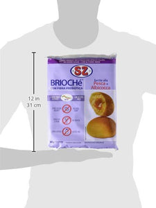 Sz - Senza Zucchero Merende Pesca e Albicocca - 4 Pacchi da 180 G