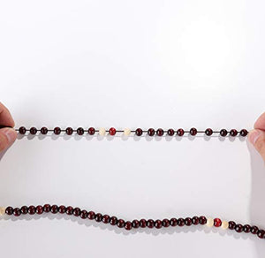 YADOCA 8MM 12 Pezzi Gioielli Braccialetto di Legno per Uomo Donne Bracciali... - Ilgrandebazar