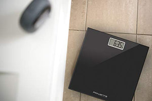 Rowenta BS1060 Premiss Bilancia Pesapersone Digitale con Piatto in Vetro Nero