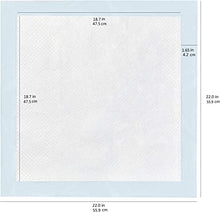 Carica l'immagine nel visualizzatore di Gallery, Amazon Basics, Tappetini per l'addestramento di cani e cuccioli, design a 5 strati a prova di perdite con superficie ad asciugatura rapida, dimensione standard, confezione da 100