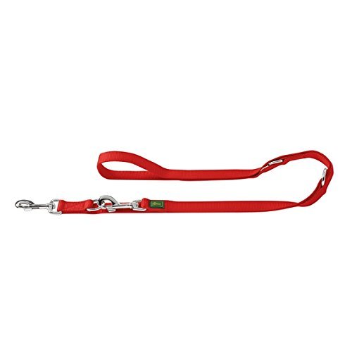 HUNTER Guinzaglio da Passeggio Regolabile 20/200Nylon Rosso L, Red - Ilgrandebazar