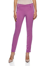 Carica l'immagine nel visualizzatore di Gallery, oodji Ultra Donna Pantaloni Stretti con Elastico in Vita S, Rosa (4701n) - Ilgrandebazar