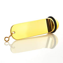 Carica l&#39;immagine nel visualizzatore di Gallery, Kerafactum - Portachiavi a Forma di Chiave per Hotel, Effetto Oro, con... - Ilgrandebazar