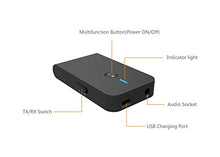 Carica l&#39;immagine nel visualizzatore di Gallery, PITAYA Trasmettitore Ricevitore Bluetooth,Wireless 2 in 1 Adattatore...