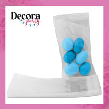 Carica l'immagine nel visualizzatore di Gallery, DecoraParty 100 Bustine Trasparenti Piccole per Confetti e Alimentari, Buste Sacchettini di Plastica per Alimenti in Cellophane con Chiusura Adesiva - 6 x 10 cm